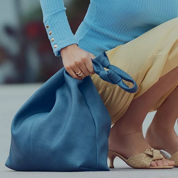 Anthropologie The Love Knot Slouchy Bag NWT - Picture 4 of 4